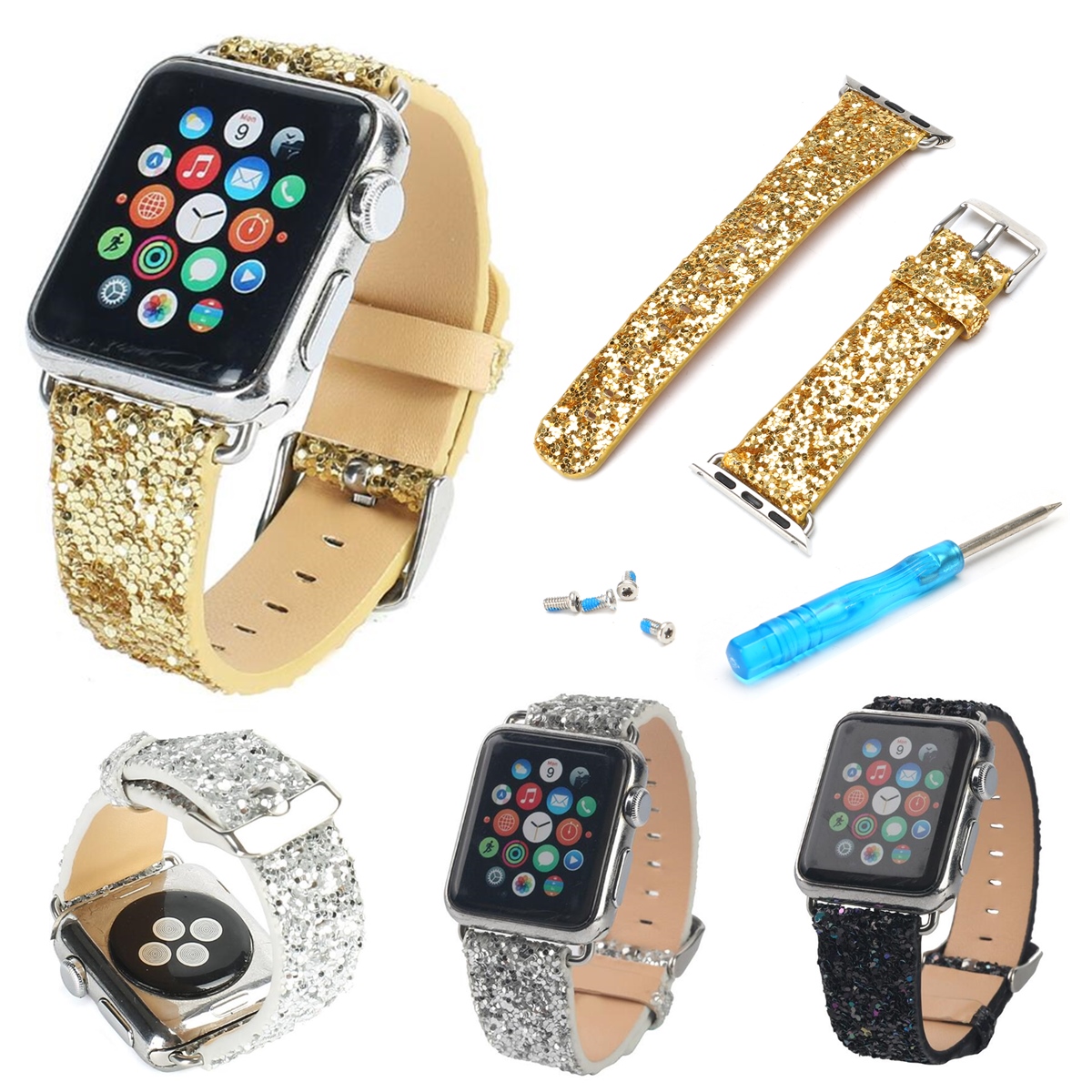 Glitter-Watch-Band-Replacement-For-Apple-Watch-Series-1-38mm42mm-1301323-2